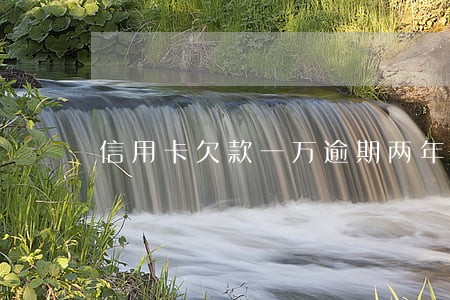 信用卡欠款一万逾期两年 信用卡欠款一万逾期两年