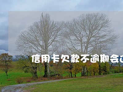 信用卡欠款不逾期会连累配偶