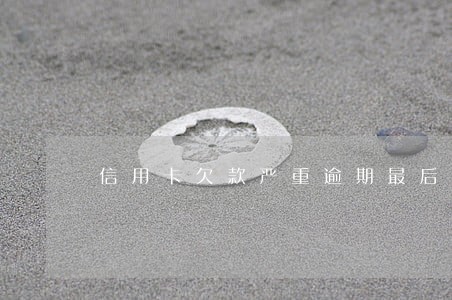 信用卡欠款严重逾期最后结果 信用卡欠款严重逾期最后结果