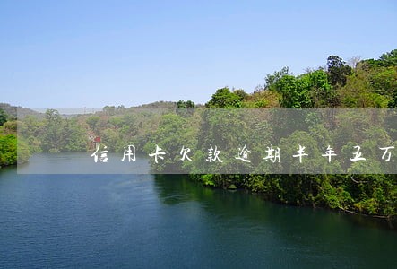 信用卡欠款逾期半年五万多 信用卡欠款逾期半年五万多