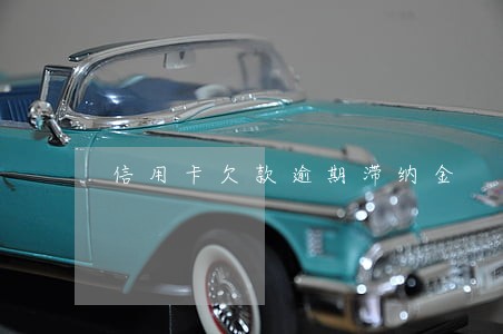 信用卡欠款逾期滞纳金