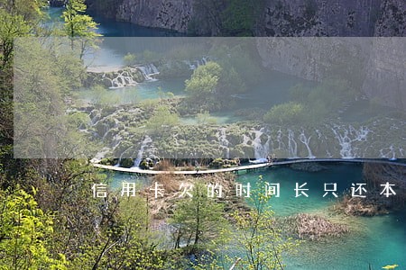 信用卡欠的时间长只还本金 信用卡欠的时间长只还本金