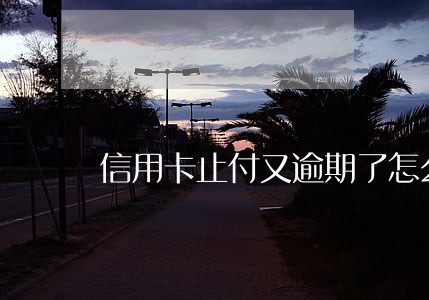 信用卡止付又逾期了怎么办 信用卡止付又逾期了怎么办