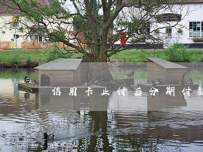 信用卡止付后分期付款逾期