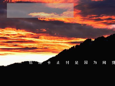 信用卡止付是因为网贷逾期吗