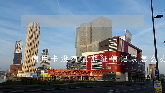信用卡没有逾期征信记录怎么办 信用卡没有逾期征信记录怎么办