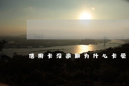 信用卡没逾期为什么卡受限制 信用卡没逾期为什么卡受限制