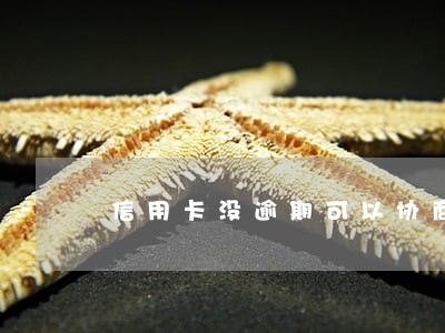 信用卡没逾期可以协商分期 信用卡没逾期可以协商分期