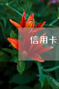 信用卡没逾期想做分期怎么办