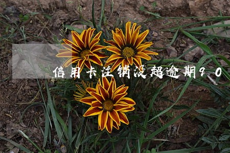 信用卡注销没超逾期90天