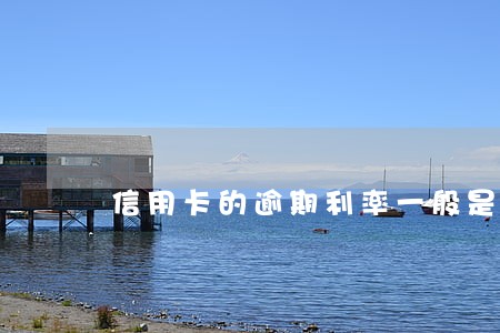 信用卡的逾期利率一般是多少 信用卡的逾期利率一般是多少