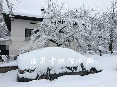 信用卡短信逾期