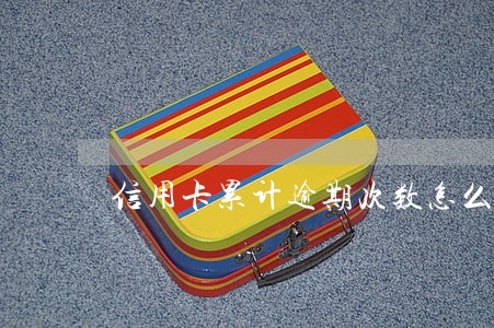 信用卡累计逾期次数怎么算的 信用卡累计逾期次数怎么算的