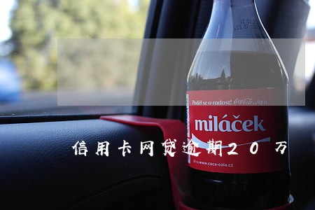信用卡网贷逾期20万 信用卡网贷逾期20万