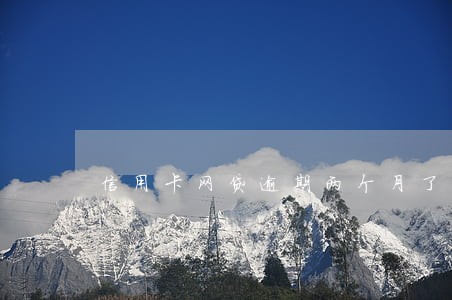 信用卡网贷逾期两个月了 信用卡网贷逾期两个月了