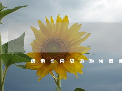 信用卡网贷逾期协商债务重组 信用卡网贷逾期协商债务重组