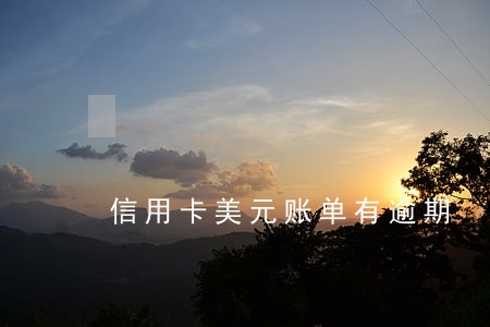 信用卡美元账单有逾期 信用卡美元账单有逾期