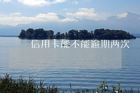 信用卡能不能逾期两次 信用卡能不能逾期两次