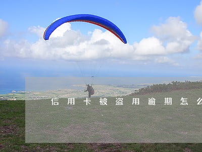 信用卡被盗用逾期怎么处理 信用卡被盗用逾期怎么处理