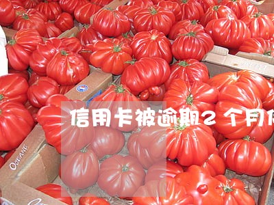 信用卡被逾期2个月停用 信用卡被逾期2个月停用