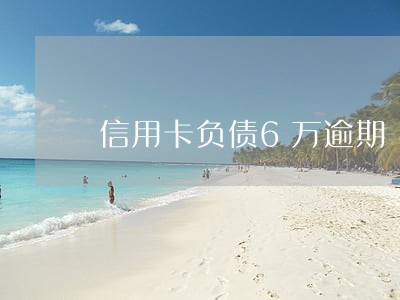 信用卡负债6万逾期