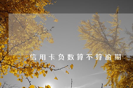 信用卡负数算不算逾期 信用卡负数算不算逾期
