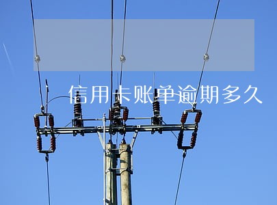 信用卡账单逾期多久