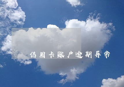 信用卡账户逾期异常