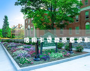 信用卡贷款恶意逾期法律