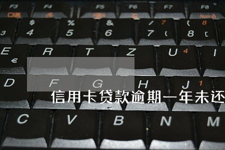 信用卡贷款逾期一年未还 信用卡贷款逾期一年未还