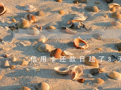 信用卡还款日超了3天算逾期吗 信用卡还款日超了3天算逾期吗