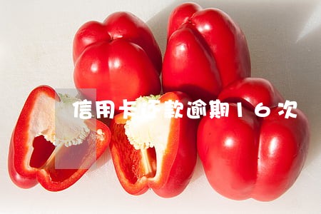 信用卡还款逾期16次 信用卡还款逾期16次
