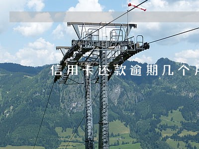 信用卡还款逾期几个月 信用卡还款逾期几个月