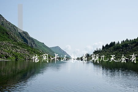 信用卡还款逾期几天会有记录