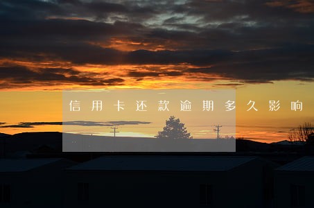 信用卡还款逾期多久影响 信用卡还款逾期多久影响