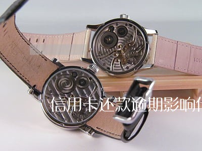 信用卡还款逾期影响什么信用 信用卡还款逾期影响什么信用