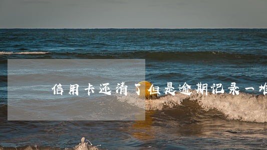 信用卡还清了但是逾期记录一堆