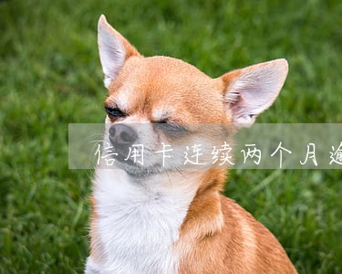 信用卡连续两个月逾期影响贷款 信用卡连续两个月逾期影响贷款
