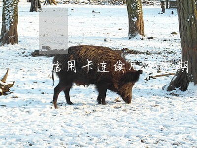信用卡连续几次逾期 信用卡连续几次逾期