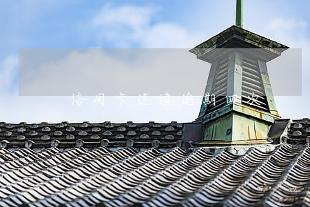 信用卡连续逾期四次 信用卡连续逾期四次