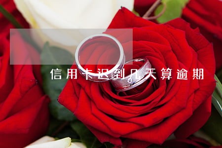 信用卡迟到几天算逾期