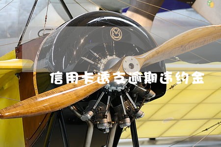 信用卡透支逾期违约金 信用卡透支逾期违约金