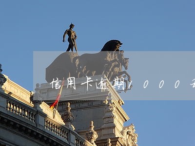 信用卡逾期1000利息多少钱