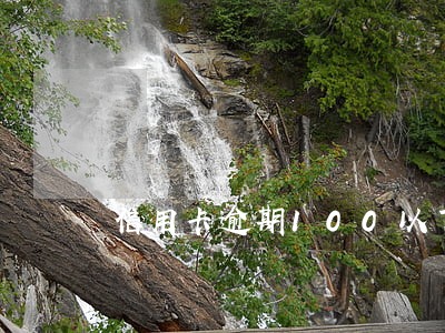 信用卡逾期100以下 信用卡逾期100以下
