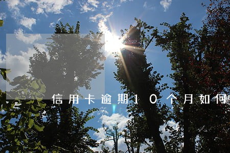 信用卡逾期10个月如何协商 信用卡逾期10个月如何协商