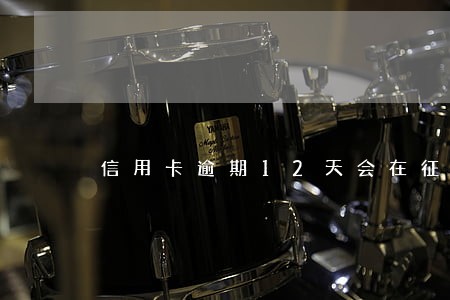 信用卡逾期12天会在征信上吗