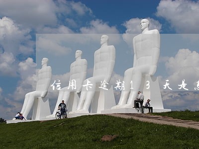 信用卡逾期13天是怎么算