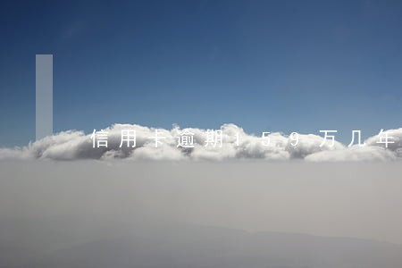 信用卡逾期159万几年 信用卡逾期159万几年