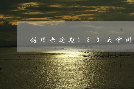 信用卡逾期180天中间还了