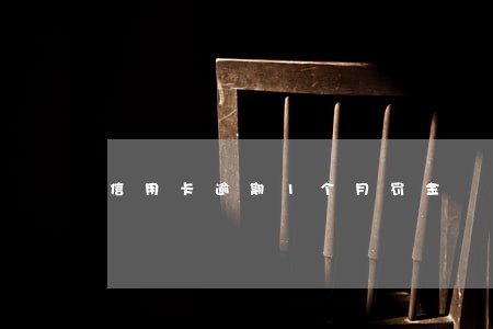 信用卡逾期1个月罚金